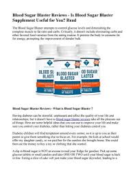 Blood Sugar Blaster